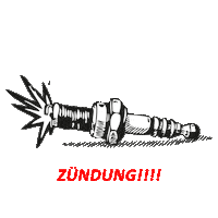 Spark Sparkplug Sticker by HTRTankreinigungen