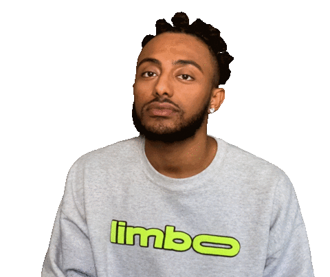 Idk Shrug Sticker by Aminé