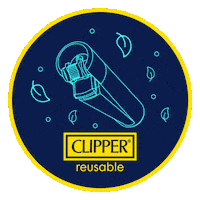 clipperofficial clipper rethinkreuse clipperlighter ifyoulikeitreuseit Sticker