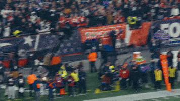One Hand Football GIF by New England Patriots