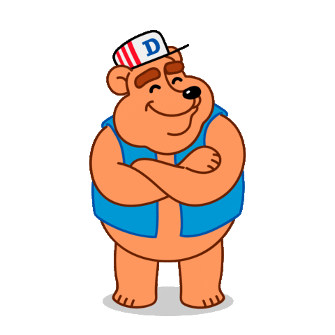 davesamericanfood bear dave americanfood davesamericanfood Sticker