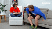 Squat Looking GIF by Gogglebox Australia