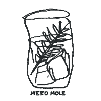 Gin Sticker by Mero Mole