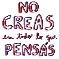 Frase Pensar Sticker by Marieta Defelice