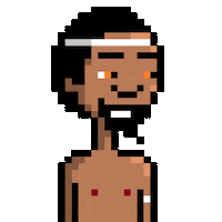 Pixel Hunter2 Sticker