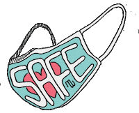 Mask Love Sticker by Maje Paris
