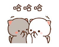 Cat Laughing Sticker