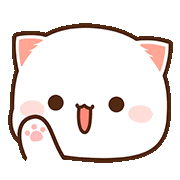 Cat Hello Sticker