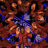 photobooth portrait kaleidoscope timeframe GIF