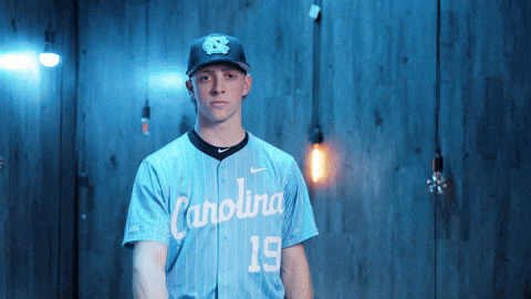 University Of North Carolina Baseball GIF by UNC Tar Heels
