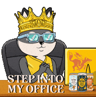 The Office Work Sticker by Raposa Coffee