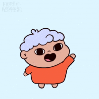 Waving Ni Hao GIF by Happy Homies