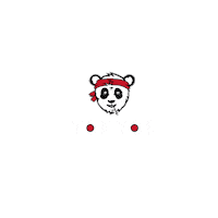 TokyosTaste crazy fish panda tasty Sticker