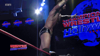 Posing The Man GIF by United Wrestling Network