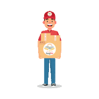 FoodartUK shopping truck bags supermarket Sticker