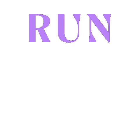 Run Run Run Running Sticker by CLAVVS