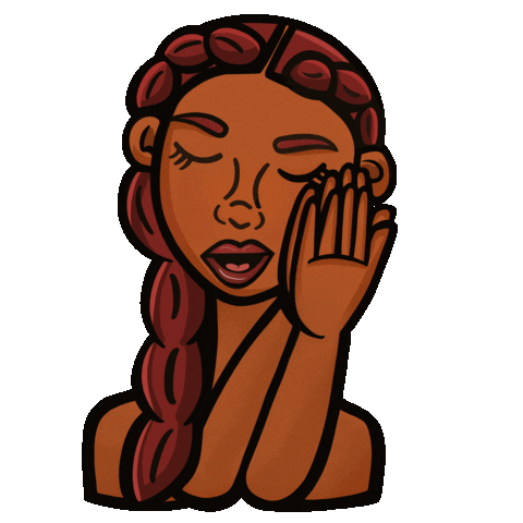 Tired Sleep Sticker by JellaCreative