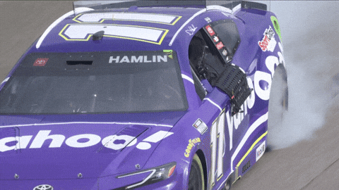 Denny Hamlin Michigan GIF by NASCAR