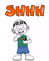 Silence Shut Up GIF by Zhot