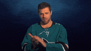 joe pavelski clap GIF by San Jose Sharks