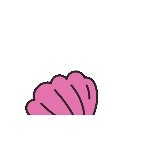 maevechocolate giphygifmaker beach sea seashell Sticker