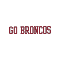 Sc Go Broncos Sticker by Santa Clara Broncos