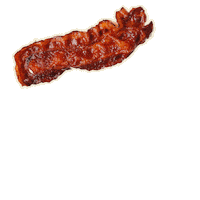 CraveFoodsCA bacon fork crave foods crave meals Sticker