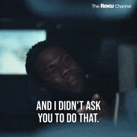 I Didn't Ask You To Do That