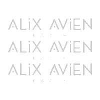 alixavienparis logo brand paris logotype Sticker