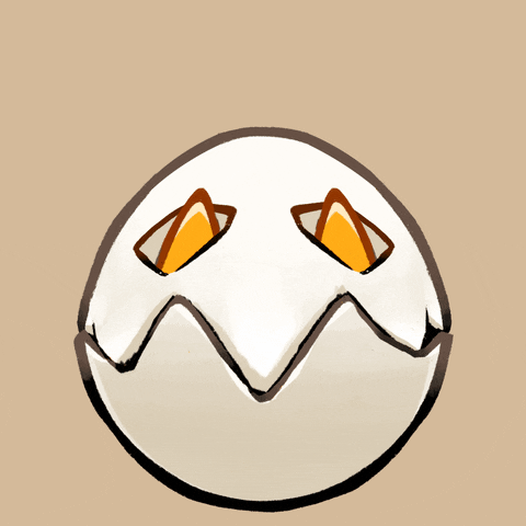 Egg Chick GIF