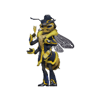 Drone Bee Sticker by letsgo.gorilla