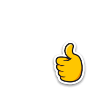 Sign Language Thumbs Up Sticker by Sorenson