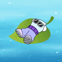 Summer Floating GIF by Globkins