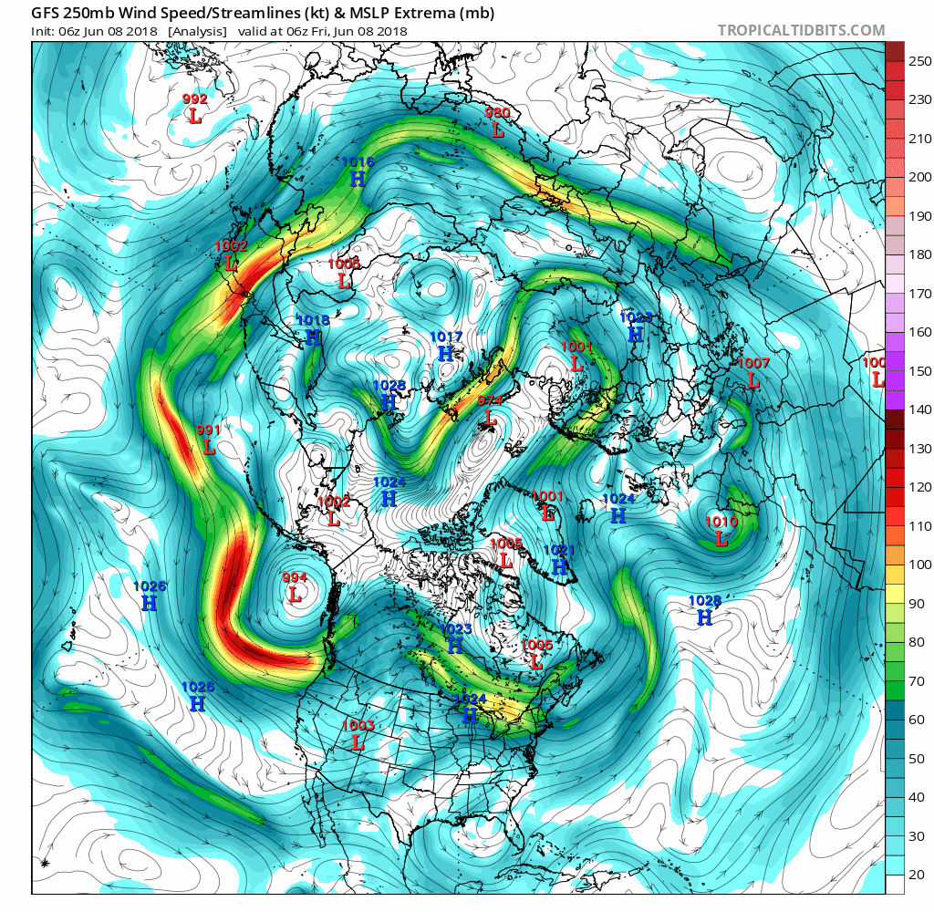 jet stream weather maps GIF