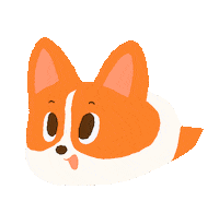 welshcorgicyclingclub dog bye doggo jojo Sticker