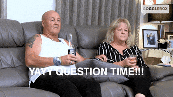 Question Time Comedy GIF by Gogglebox Australia