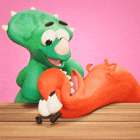 Love You Laughing GIF by Claynosaurz