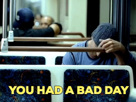 chrisanthy giphygifmaker bad bad day worst day GIF