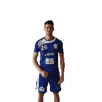 HandbalclubIzegem handball bluewhitedynamite handbalclubizegem Sticker