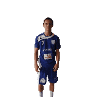 HandbalclubIzegem handball bluewhitedynamite handbalclubizegem Sticker