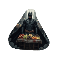 emammoshi batfruit Sticker