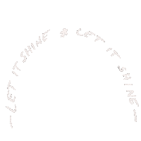 Let It Shine Rainbow Sticker