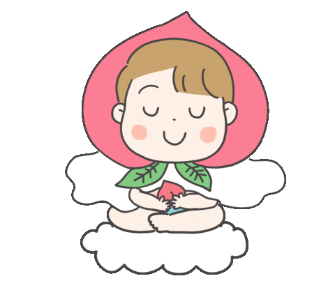 Happy Birthday Peace Sticker by 大姚Dayao