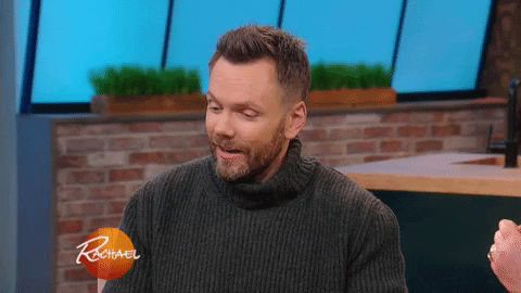 joel mchale yes GIF by Rachael Ray Show