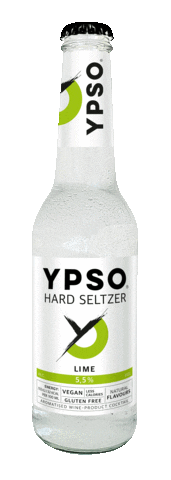 ypso_hardseltzer drink cheers wine vegan Sticker