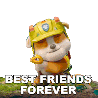 Best Friends Forever Nickelodeon Sticker by Paw Patrol Movies