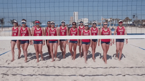 Beach Volleyball GIF by NCAA Championships