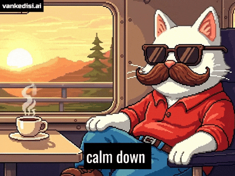 Calm Down On The Road GIF by vankedisi