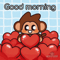 Good Morning Love GIF by Chimpers