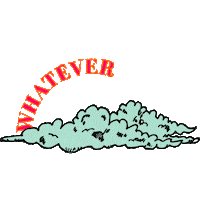 Cloud Whatever Sticker
